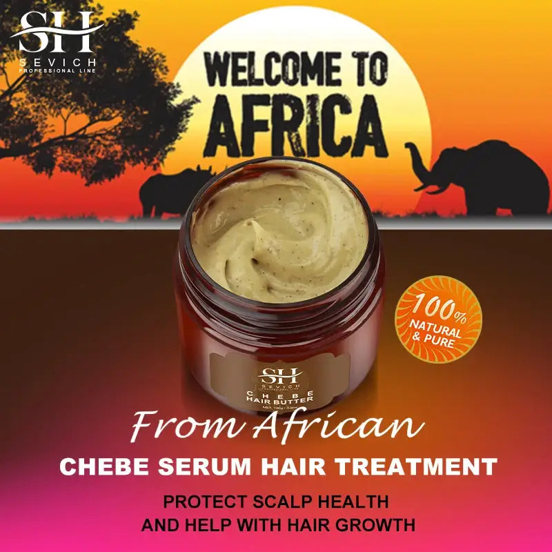 Queen Afro Hair Care Collection with Chebe Hair Oil for Nourished Locks - Light Khaki