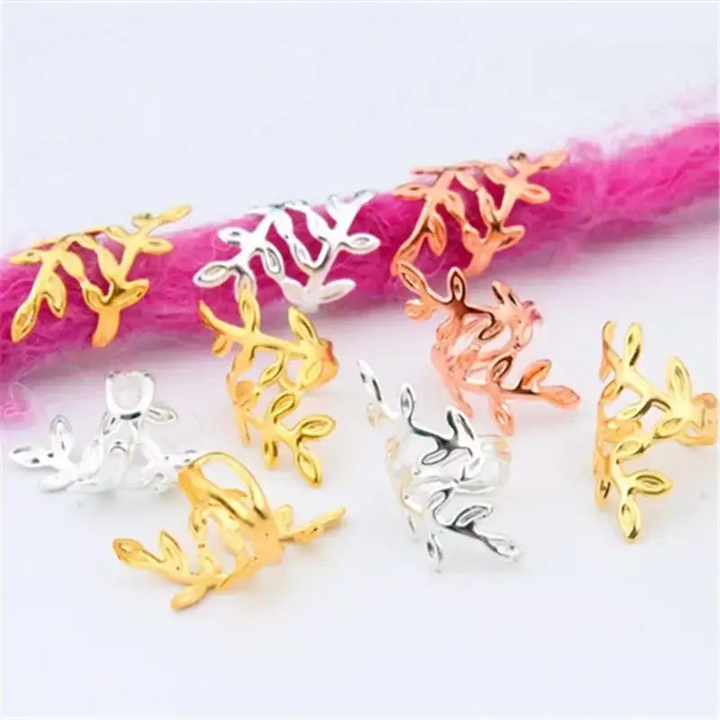 Queen Afro Hair Care: Elevate Your Look with Dreadlock Hair Rings - 60 pcs mixed color