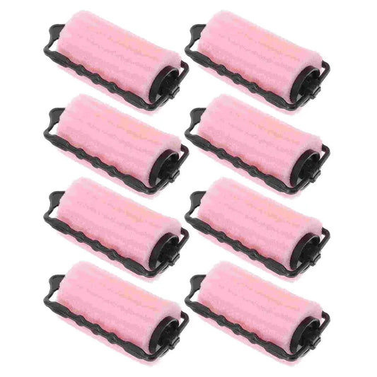 Queen Afro Hair Care: Foam Rollers and Curlers for Natural Beauty - Pink