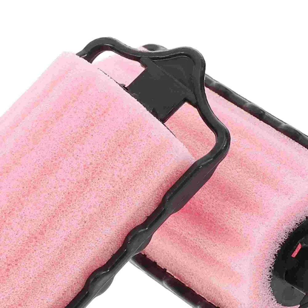 Queen Afro Hair Care: Foam Rollers and Curlers for Natural Beauty - Pink