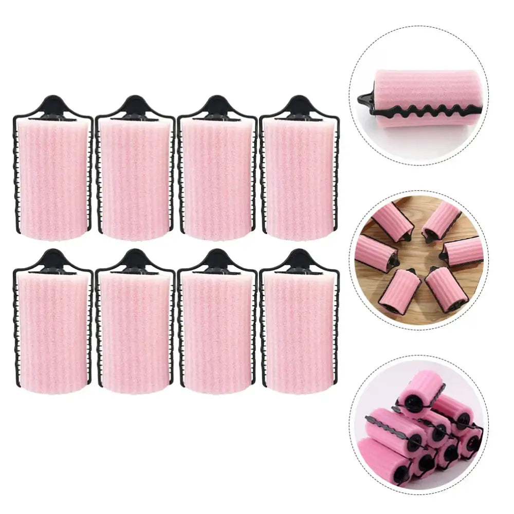 Queen Afro Hair Care: Foam Rollers and Curlers for Natural Beauty - Pink