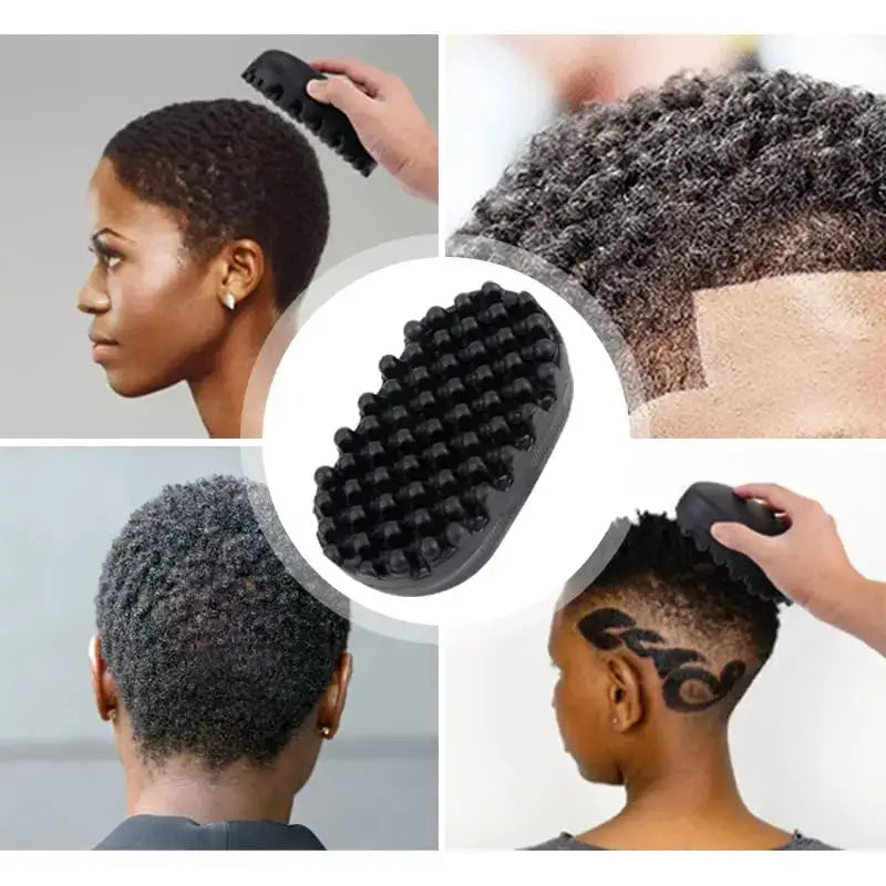 Queen Afro Hair Care: Nourishing Products and Curling Brushes - black