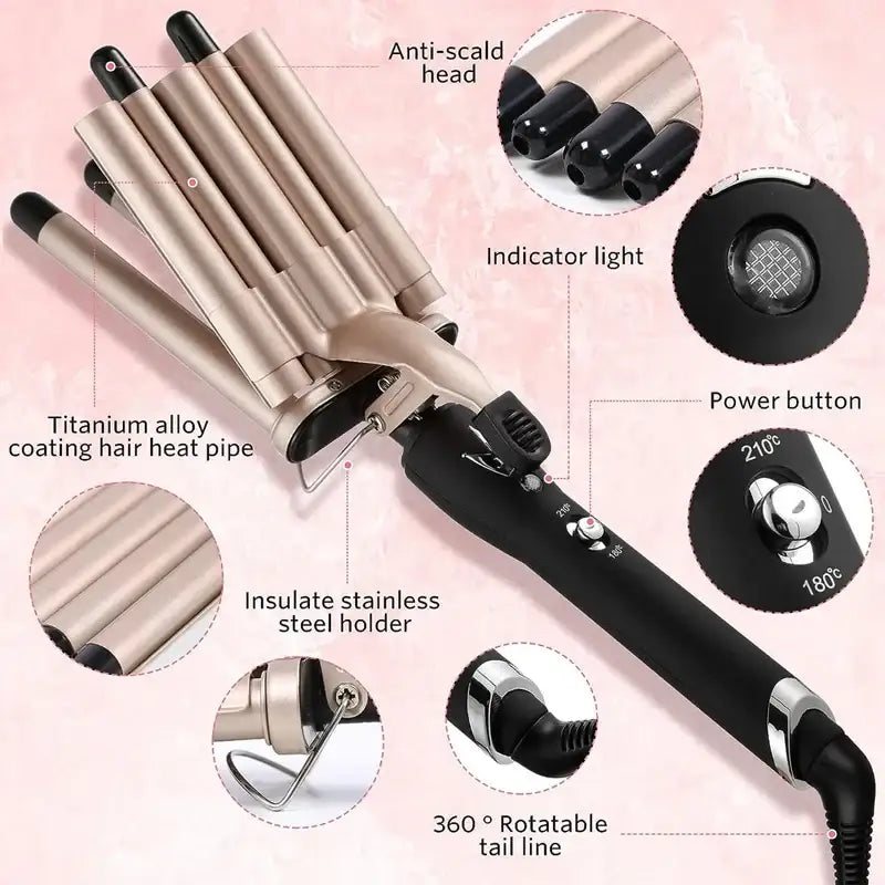 Queen Afro Hair Care: Transform Your Look with Our Ceramic Hair Waver Tool