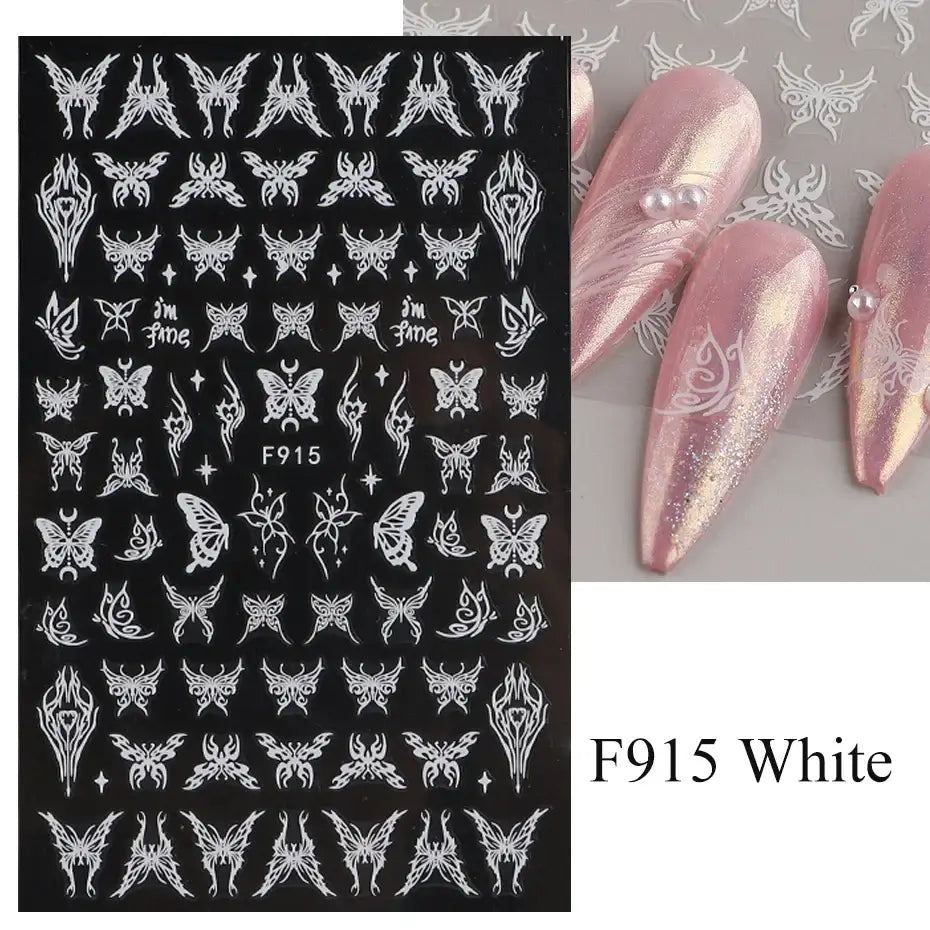 Queen Afro Nail Products: Vibrant Polishes and Trendy Nail Art - F915 White