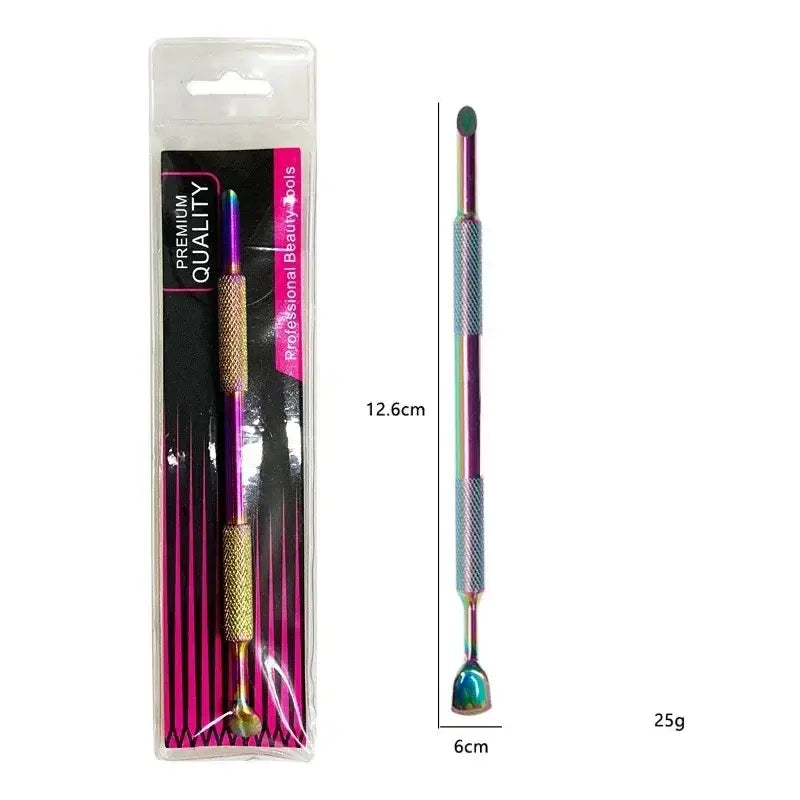 Queen Afro: Premium Hair Care Fashion Accessories and Stainless Steel Cuticle Tools - Colored titanium