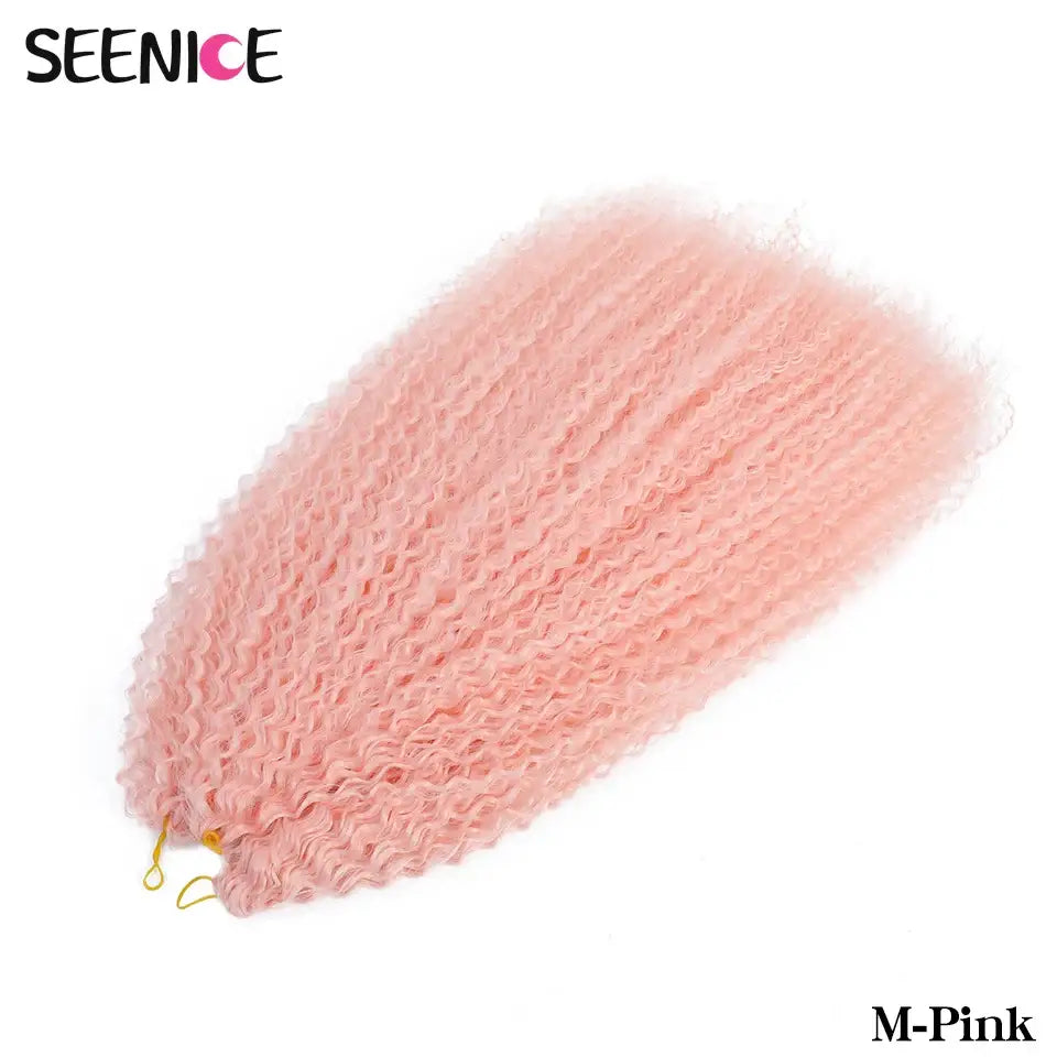 Queen Afro Products: Luxurious Crochet Hair and Accessories for All Styles - M-Pink / 30inches / CHINA | 7Pcs/Lot