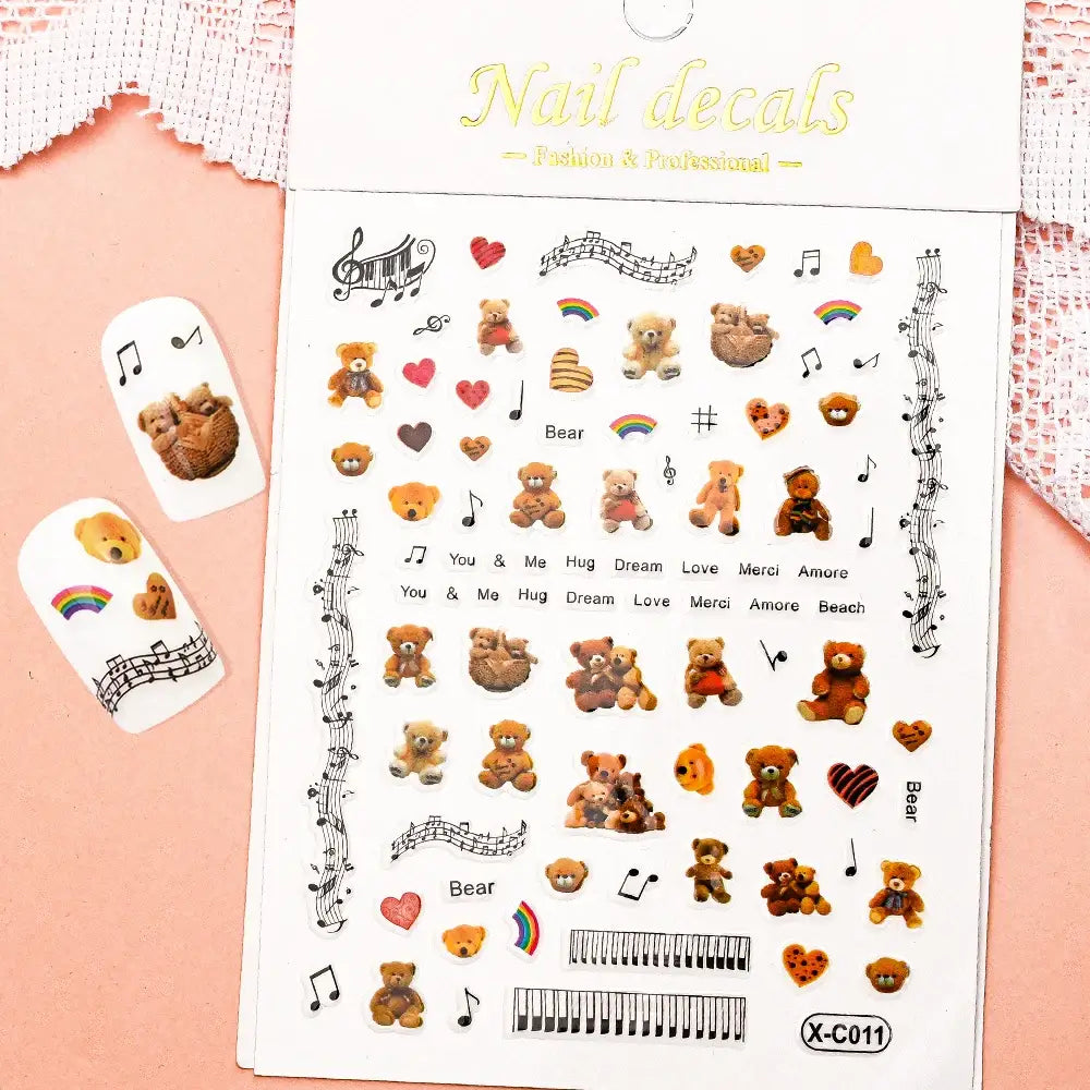 Queen Afro: Trendy Daisy Embossed Nail Art and Accessories Collection - NKZ180-XC011