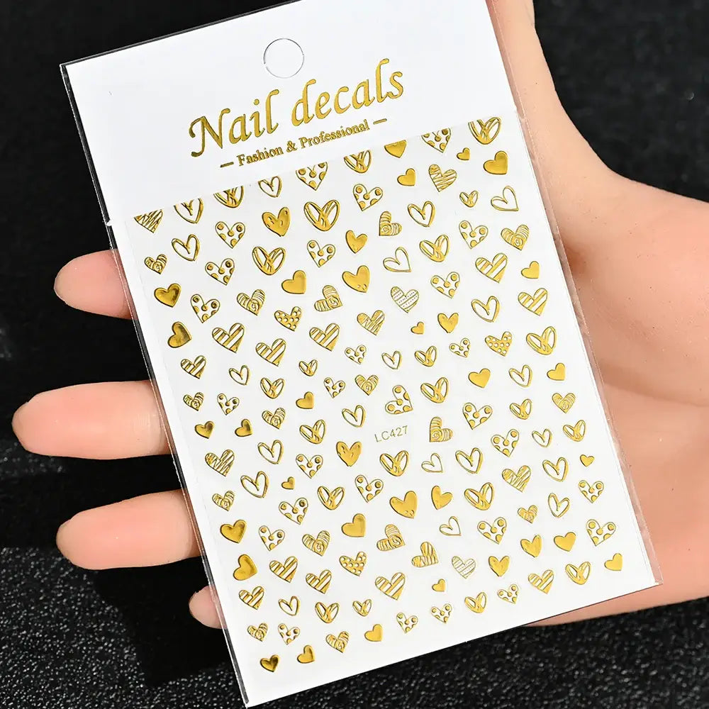 Queen Afro: Trendy Daisy Embossed Nail Art and Accessories Collection - NKS170-LC427-02