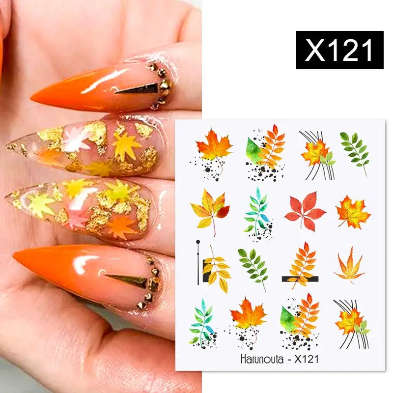 Queen Afro’s Color Block Nail Art and Decals for Unique Self-Expression - X121