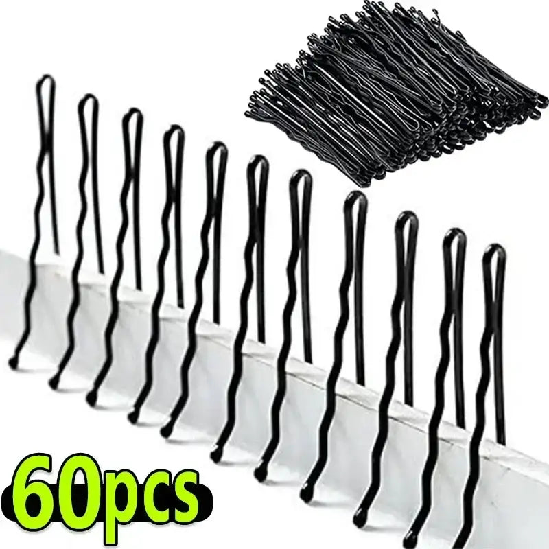 QueenAfro Hair Care Essentials and Shaped Hair Clips Collection - 60Pcs