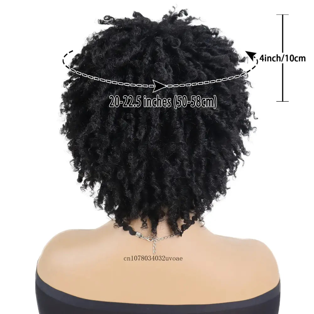 QueenAfro: Unique Beauty Essentials and Synthetic Braided Wigs - Black / 4 inches