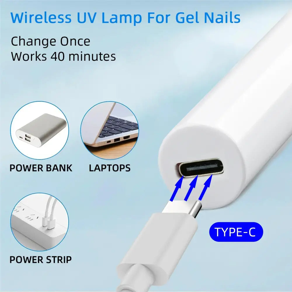 Rechargeable UV LED Nail Dryer for Stunning Empowering Nails