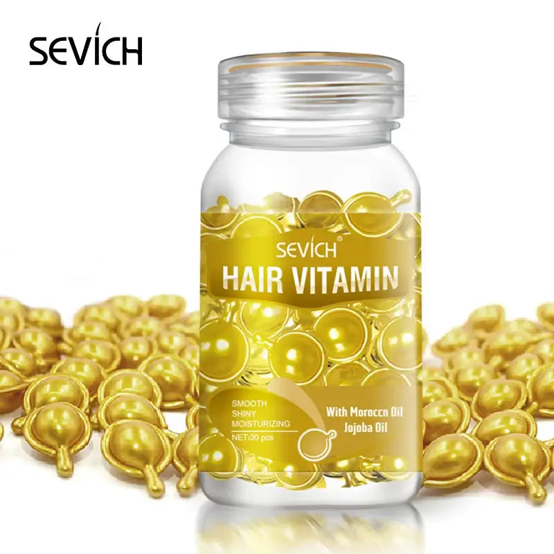 Revitalize Your Hair with Our Nourishing Hair Vitamin Capsules - Soft and smooth