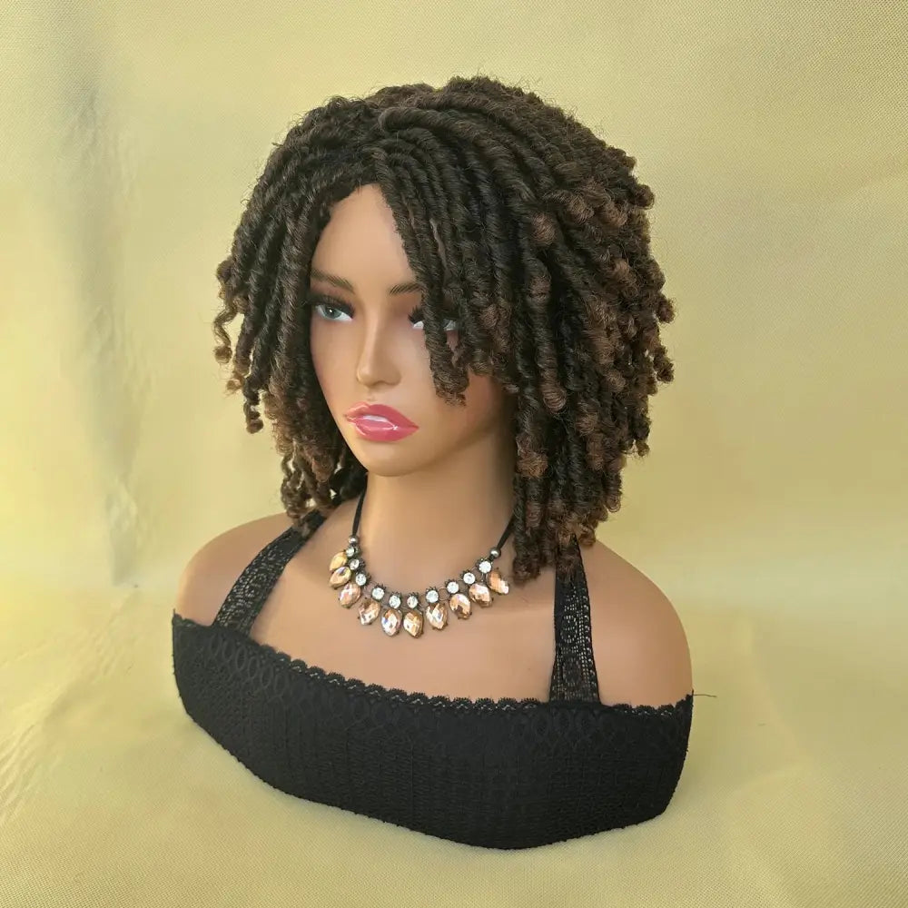 Stunning Bob Braided Wigs for a Unique Afro Style - T30