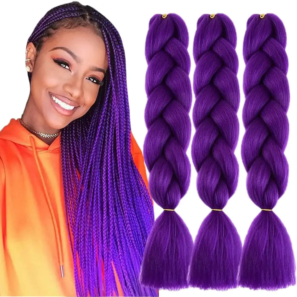 Stunning Braided Wigs for Effortless Style and Natural Beauty - CBZ-three colour 11 / 24inches