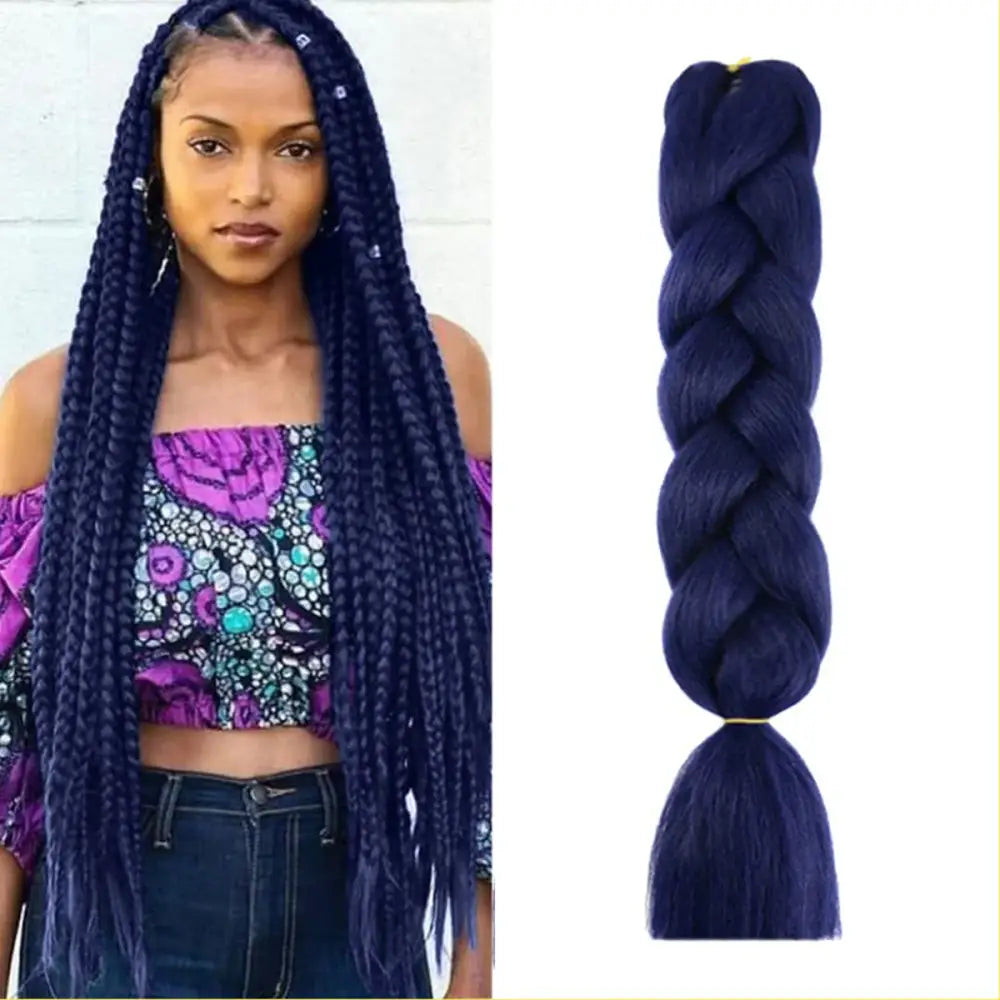 Stunning Braided Wigs for Effortless Style and Natural Beauty - CBZD-A28 / 24inches