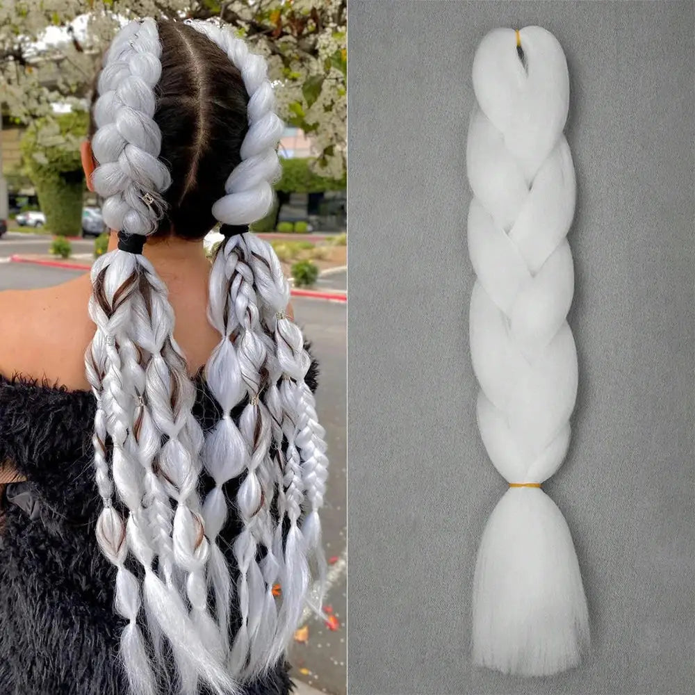 Stunning Braided Wigs for Effortless Style and Natural Beauty - CBZD-60 / 24inches