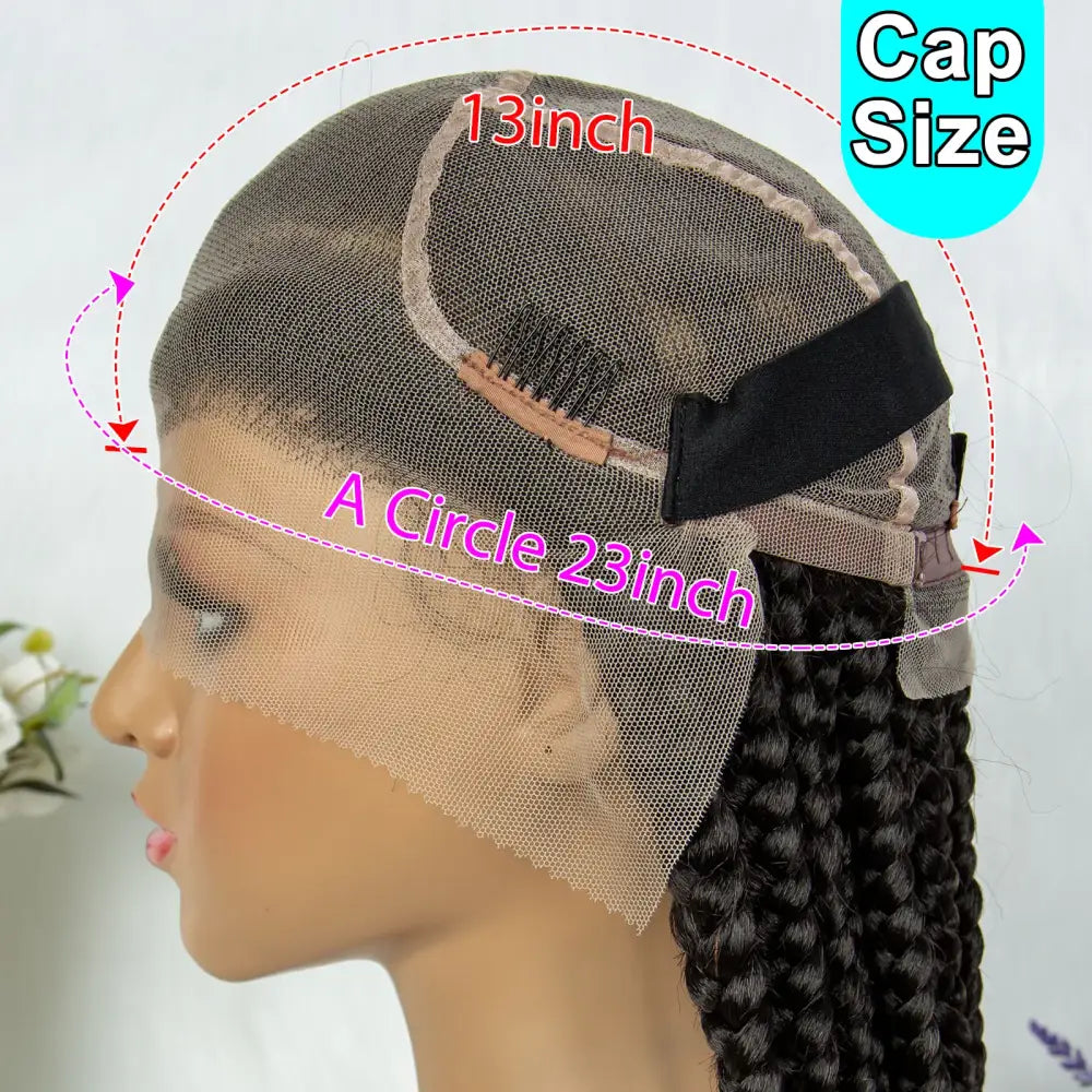 Stunning Lace Braided Wigs to Elevate Your Look and Embrace Beauty - 1B / 38inches