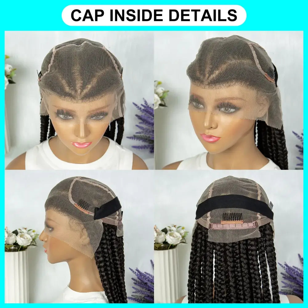 Stunning Lace Braided Wigs to Elevate Your Look and Embrace Beauty - 1B / 38inches