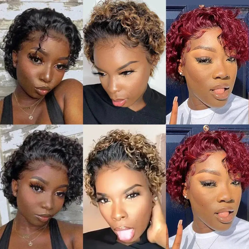 Stunning New Arrivals in Lace Wig: Pixie Cut 99J Collection