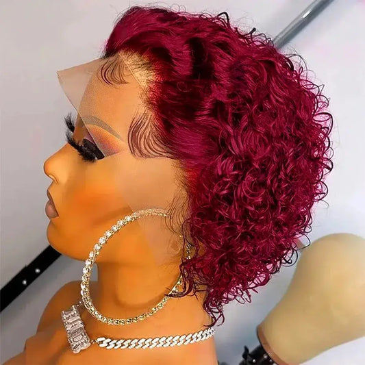 Stunning New Arrivals in Lace Wig: Pixie Cut 99J Collection