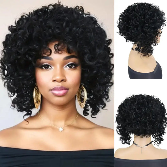 Stylish Apparel and Accessories for Black Curly Afros - Black