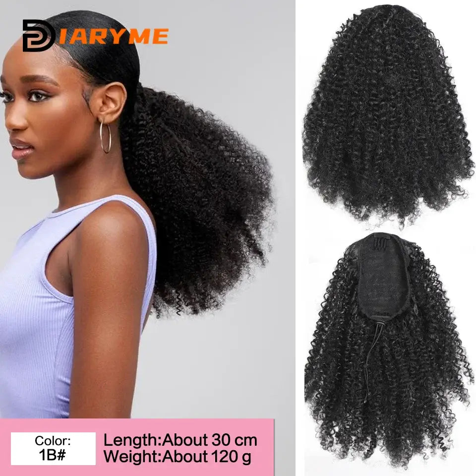 Stylish Hair Accessories for Kinky Curly and Short Afro Kinky Looks - Natural Color