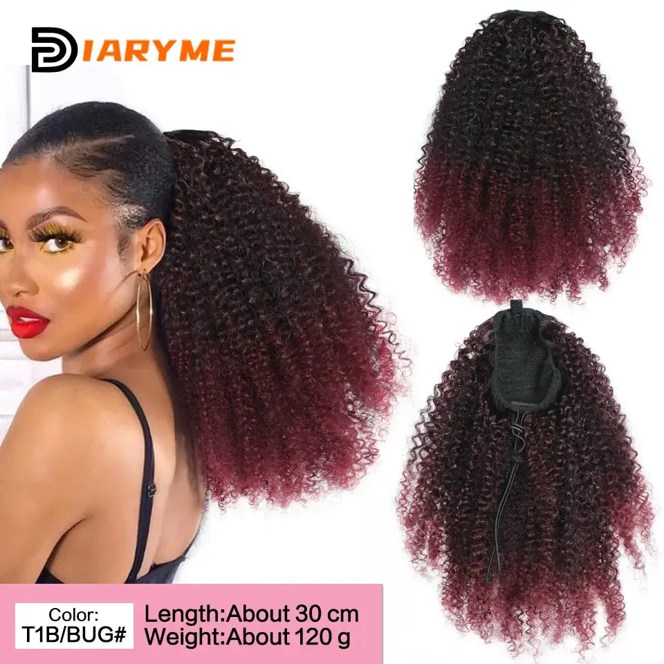 Stylish Hair Accessories for Kinky Curly and Short Afro Kinky Looks - T1B/613