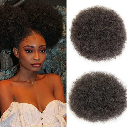 Stylish Synthetic Afro Puff Accessories for Every Occasion at Queenafro - 6inch-2 / Medium / 1pc