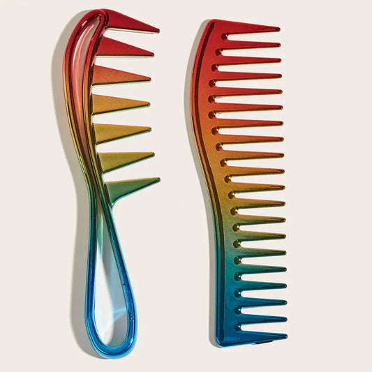 Transform Your Curls with Queen Afro’s Large Tooth Comb and Essentials - Blue