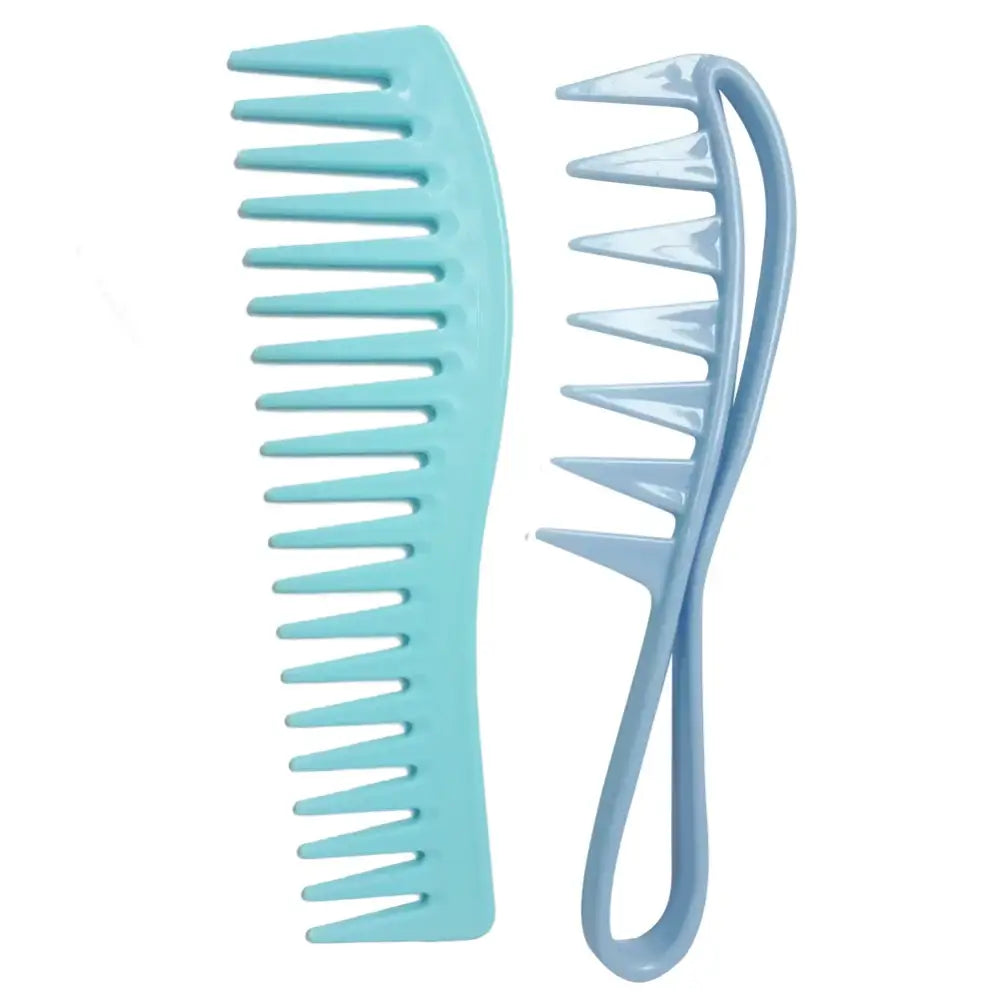 Transform Your Curls with Queen Afro’s Large Tooth Comb and Essentials - Blue