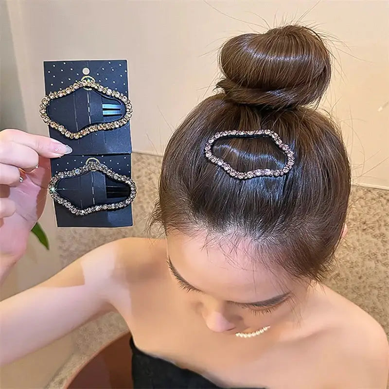 Transform Your Hair with Rhinestone Star Wave Clips and Care Products