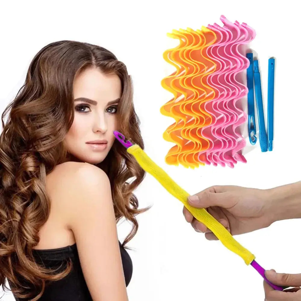 Transform Your Look with Our Heatless Hair Curler Set at Queen Afro