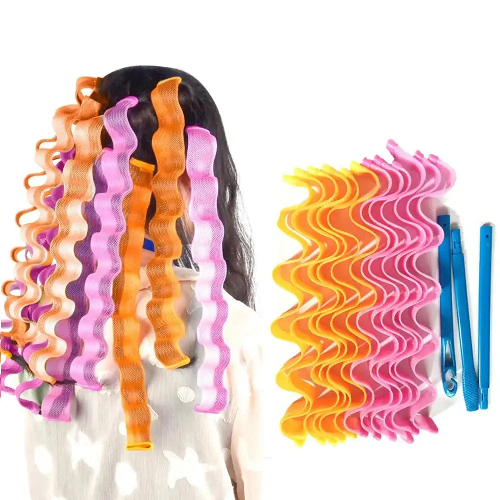 Transform Your Look with Our Heatless Hair Curler Set at Queen Afro