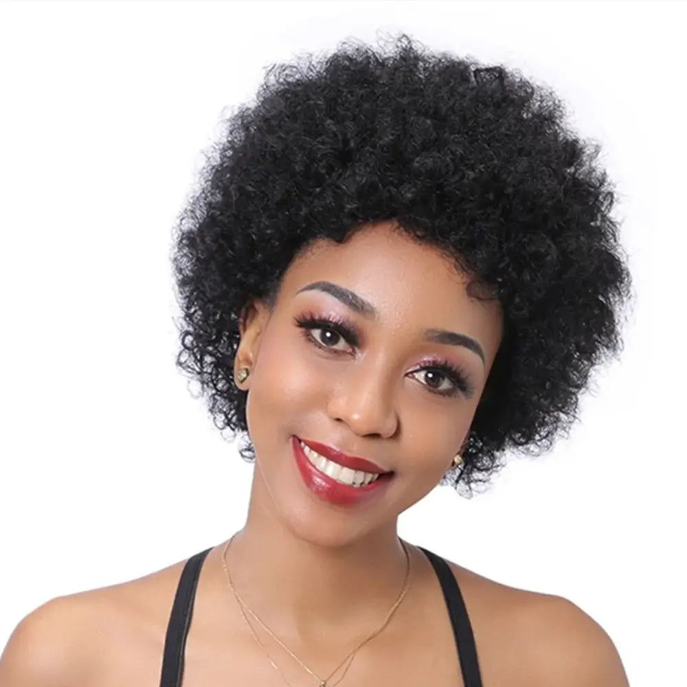 Trendy Afro Curly Brazilian Wigs for Radiant Style and Confidence