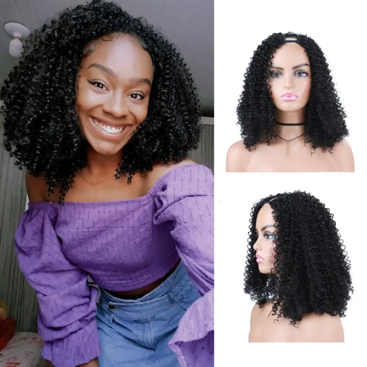 Trendy Kinky Curly Wigs for a Stylish Transformation - #1 / 20inches