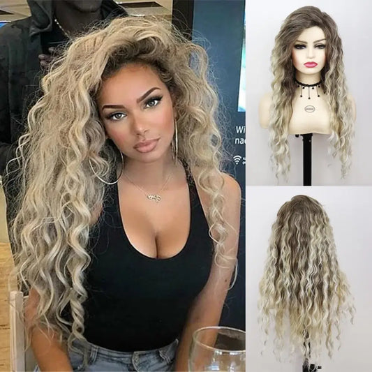 Trendy Long Blonde Curly Wigs for a Fresh Fashion Statement