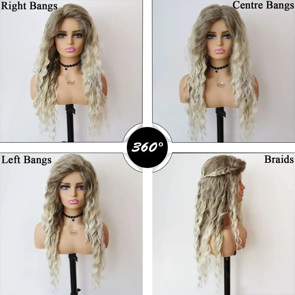 Trendy Long Blonde Curly Wigs for a Fresh Fashion Statement