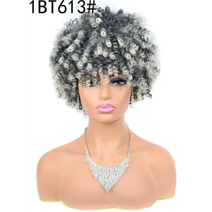 Trendy Short Curly Wigs to Elevate Your Look at QueenAfro.com - 1BT613