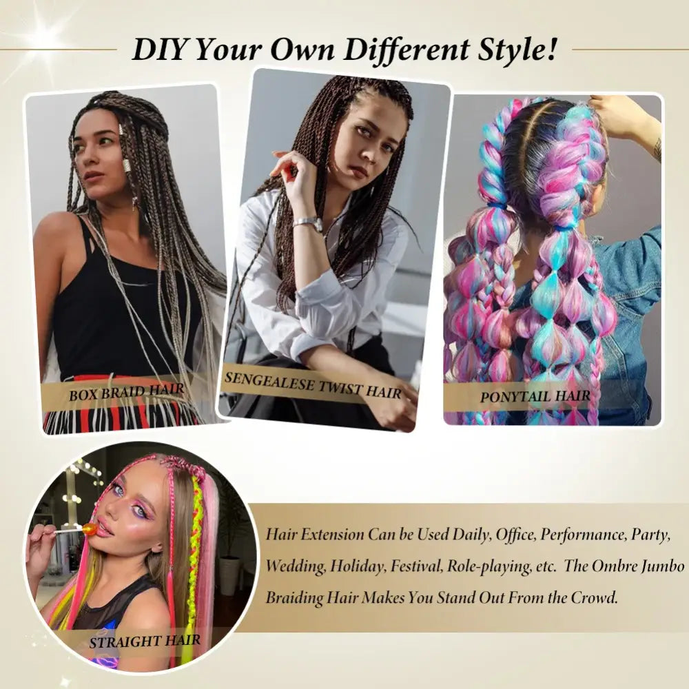 Trendy Wigs and Pre-Stretched Braiding Hair for Effortless Elegance