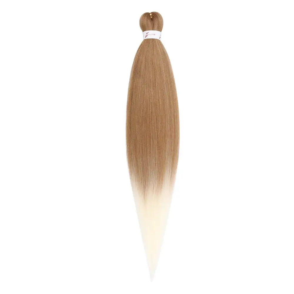 Trendy Wigs and Pre-Stretched Braiding Hair for Effortless Elegance - T27-613 / 26inches