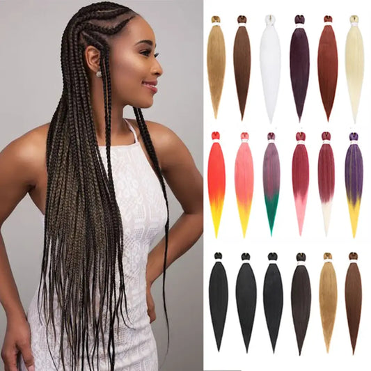 Trendy Wigs and Pre-Stretched Braiding Hair for Effortless Elegance