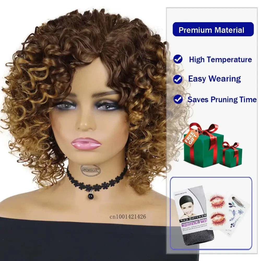 Trendy Wigs Collection: Stylish Water Wave Afro and Curly Options