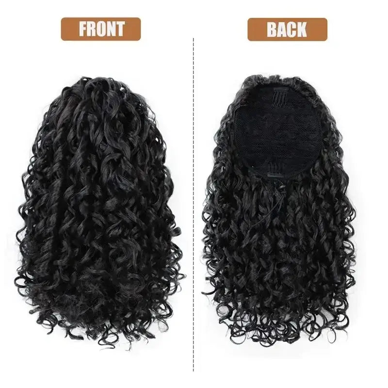 Trendy Wigs: Embrace Uniqueness with Kinky Curly Styles - 1B / 14inch