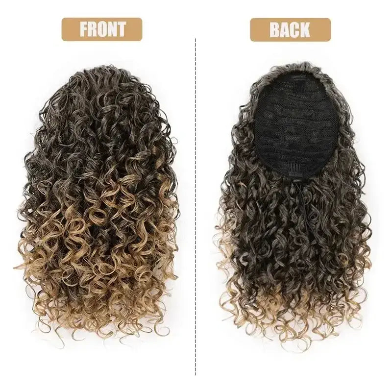 Trendy Wigs: Embrace Uniqueness with Kinky Curly Styles - T1B-27 / 14inch