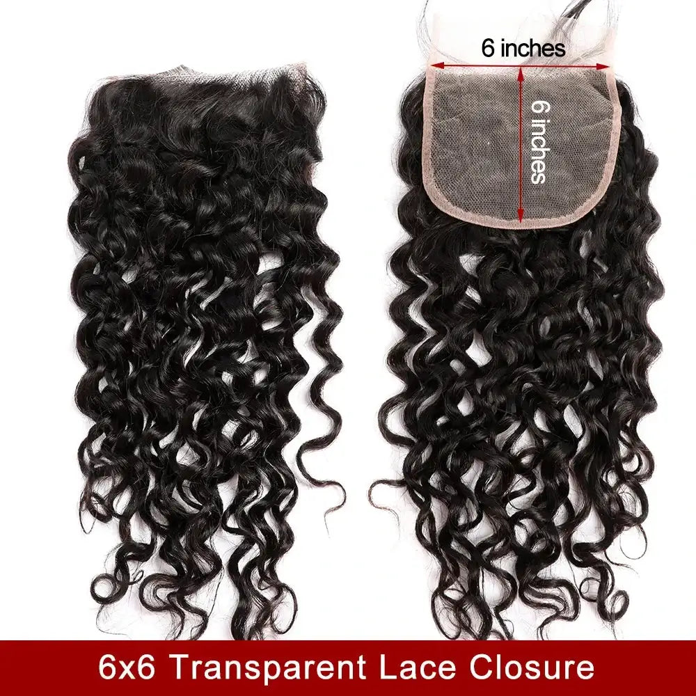 Trendy Wigs with Transparent Lace Closure for Unique Styles - 6x6 Lace Closure / 20inches | Free Part