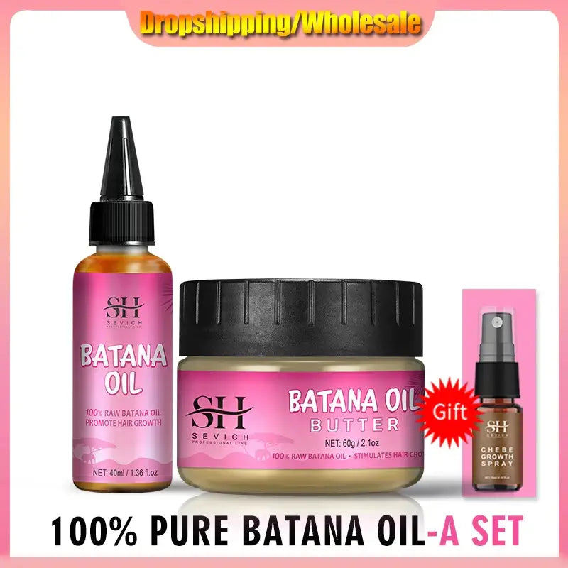 Ultimate Hair Care Solutions for Growth with Batana Oil Products - A SET