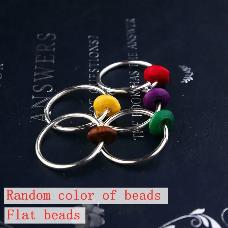 Unlock Your Natural Beauty with Silver Metal Hair Accessories and Care - 5pcs NO.8