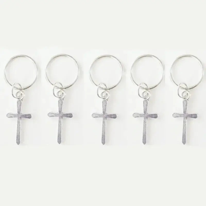 Unlock Your Natural Beauty with Silver Metal Hair Accessories and Care - 5pcs NO.31