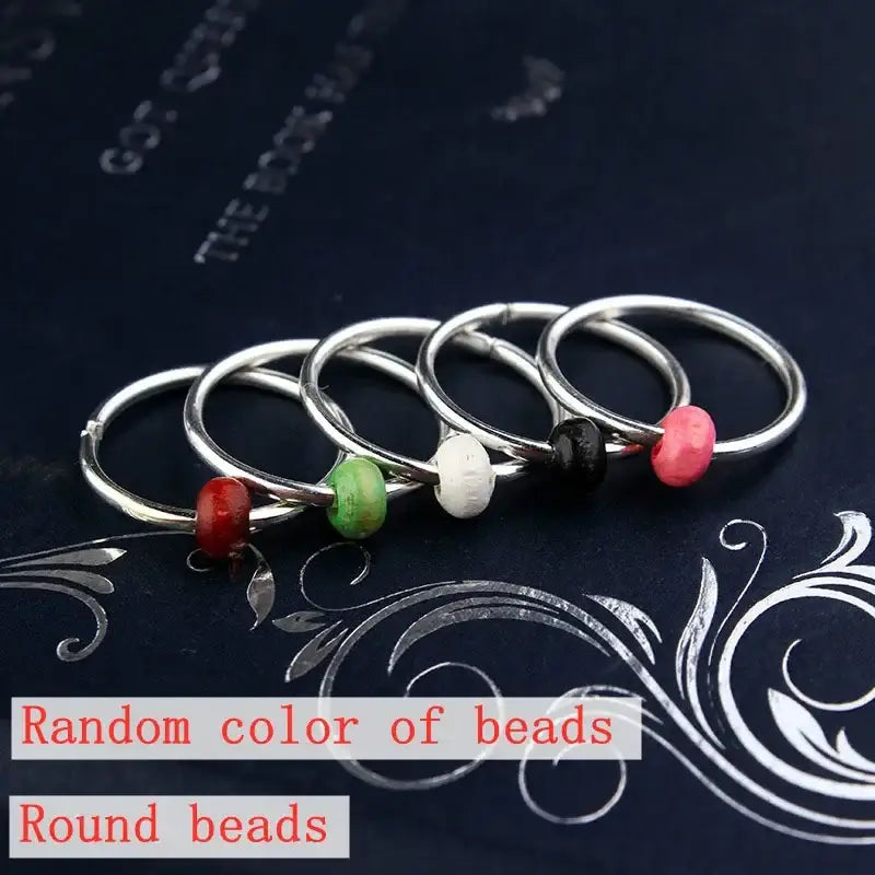 Unlock Your Natural Beauty with Silver Metal Hair Accessories and Care - 5pcs NO.7